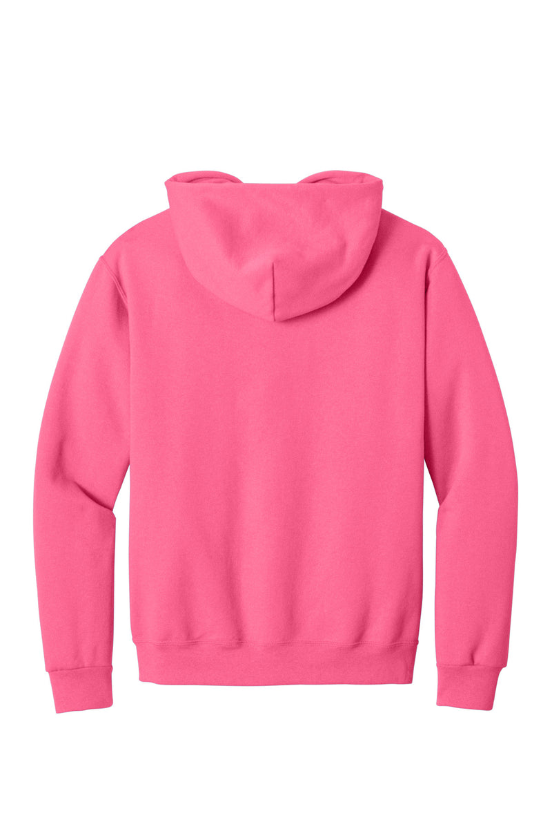Jerzees NuBlend Pullover Hooded Sweatshirt - Neon Pink