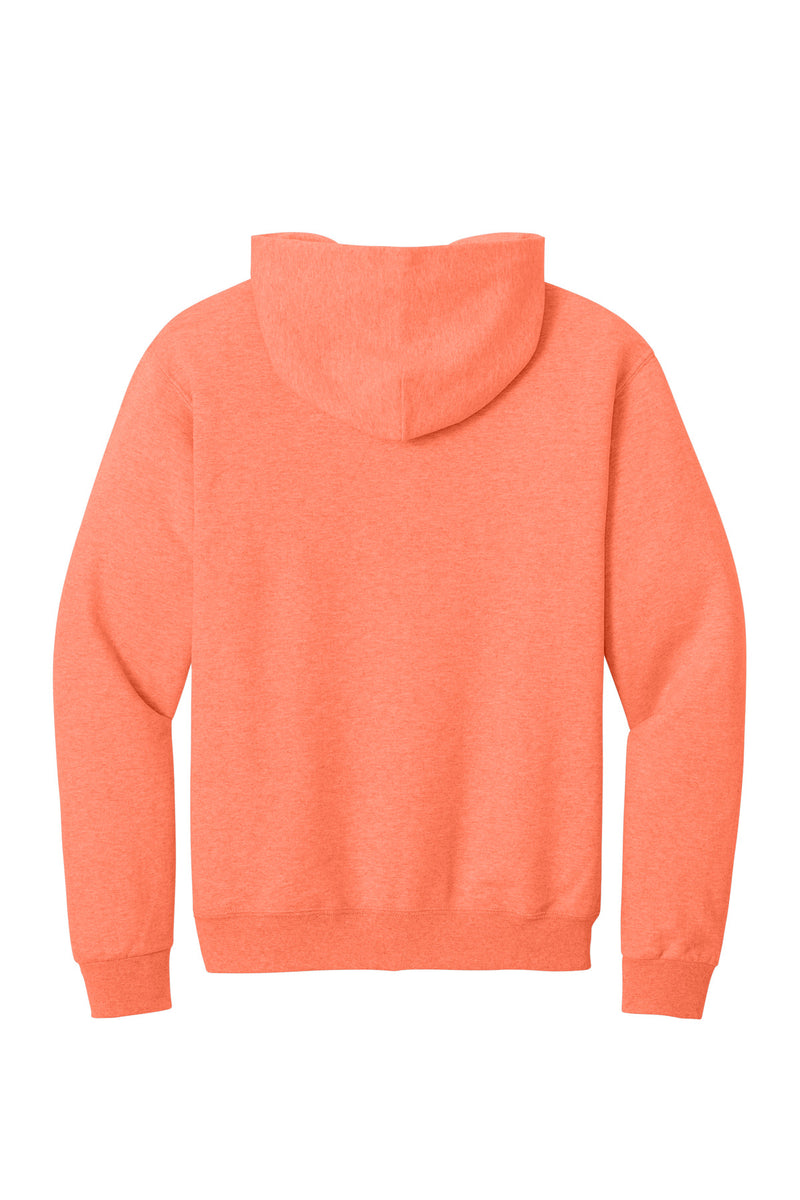 Jerzees NuBlend Pullover Hooded Sweatshirt - Retro Heather Coral