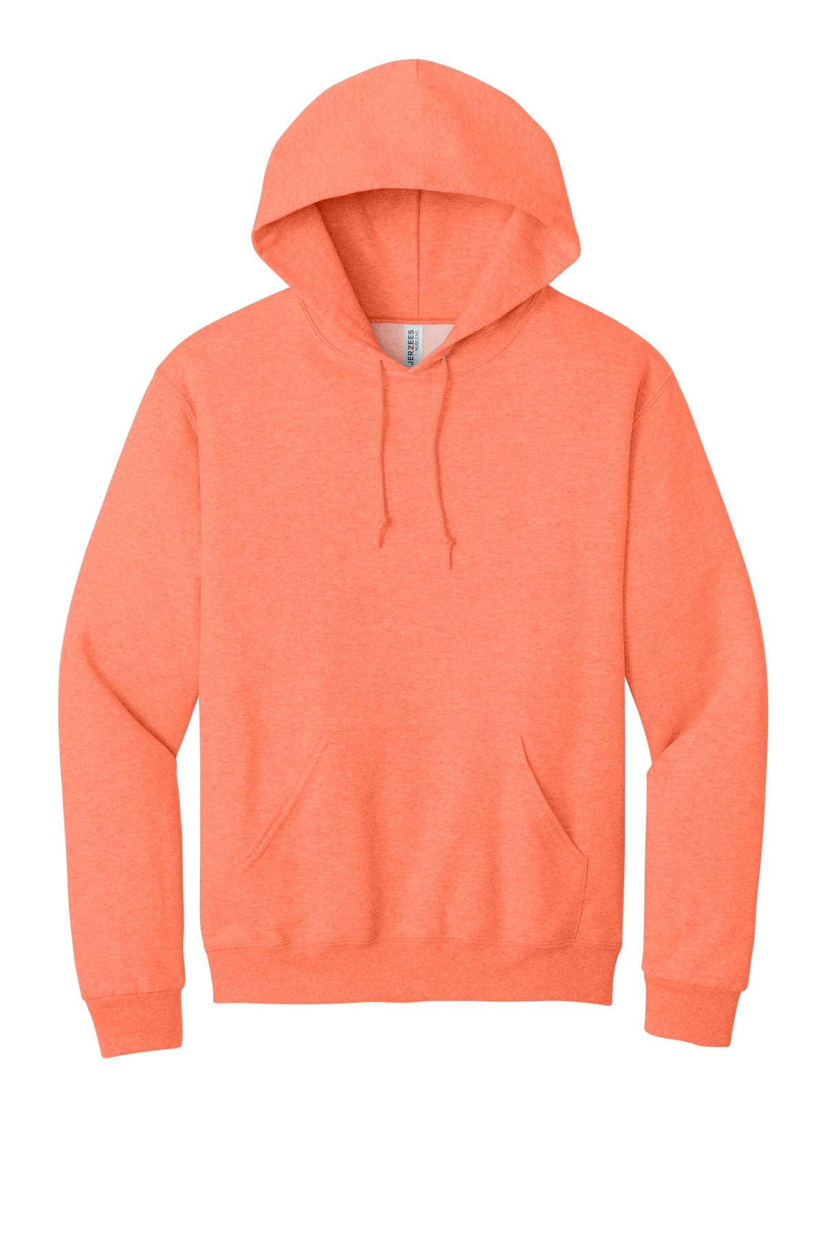 Jerzees NuBlend Pullover Hooded Sweatshirt - Retro Heather Coral