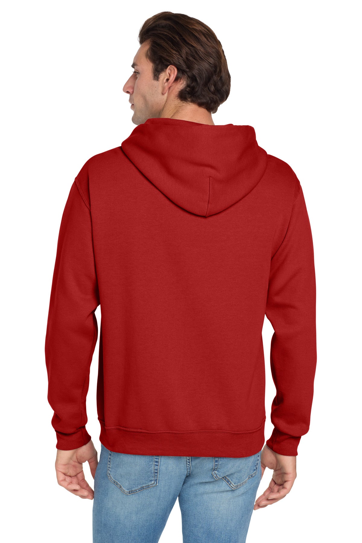 Jerzees NuBlend Pullover Hooded Sweatshirt - True Red