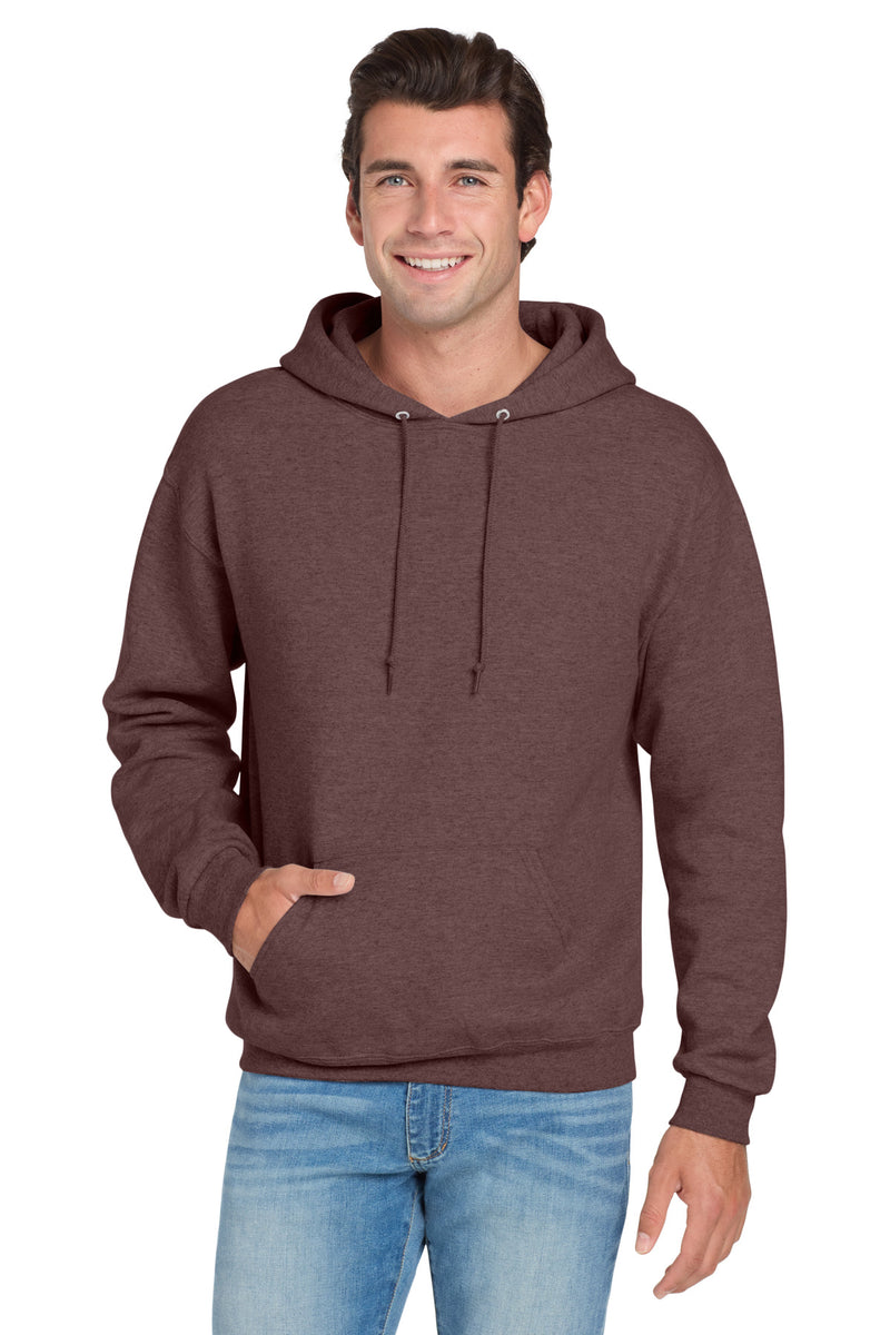 Jerzees NuBlend Pullover Hooded Sweatshirt - Vintage Heather Maroon