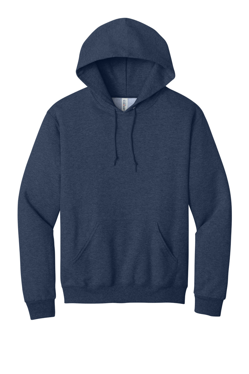 Jerzees NuBlend Pullover Hooded Sweatshirt - Vintage Heather Navy