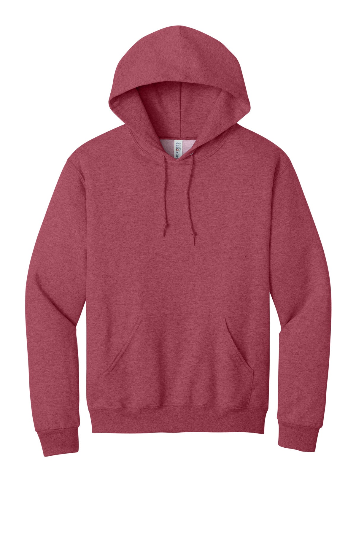 Jerzees NuBlend Pullover Hooded Sweatshirt - Vintage Heather Red