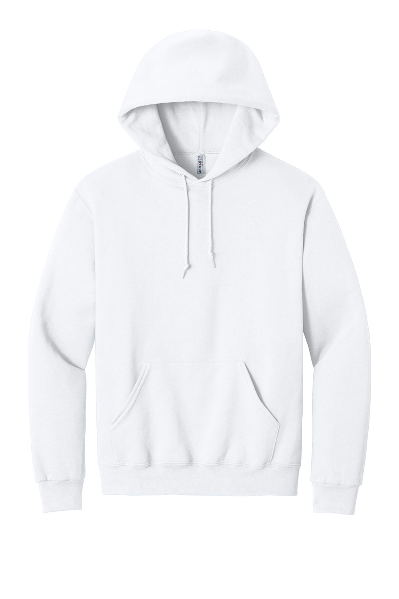 Jerzees NuBlend Pullover Hooded Sweatshirt - White