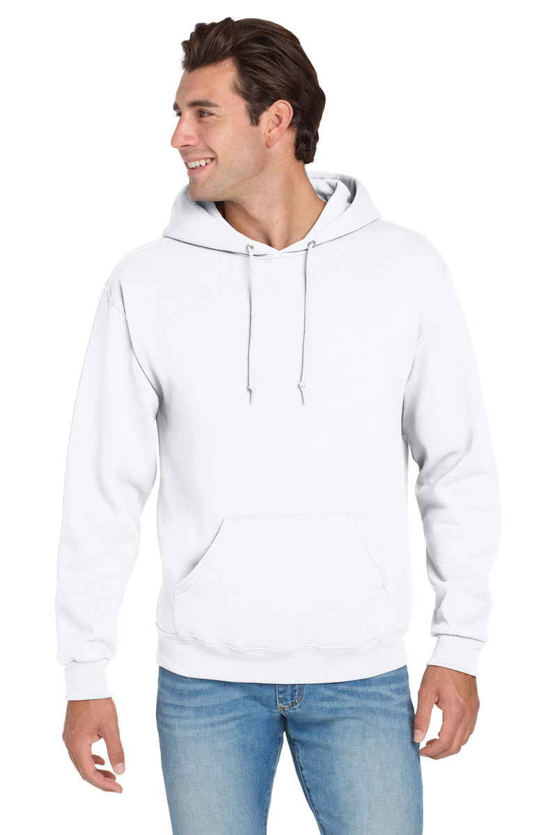 Jerzees NuBlend Pullover Hooded Sweatshirt - White