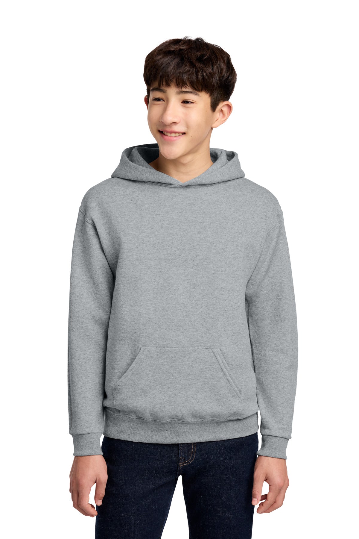Jerzees - Youth NuBlend Pullover Hooded Sweatshirt - Athletic Heather