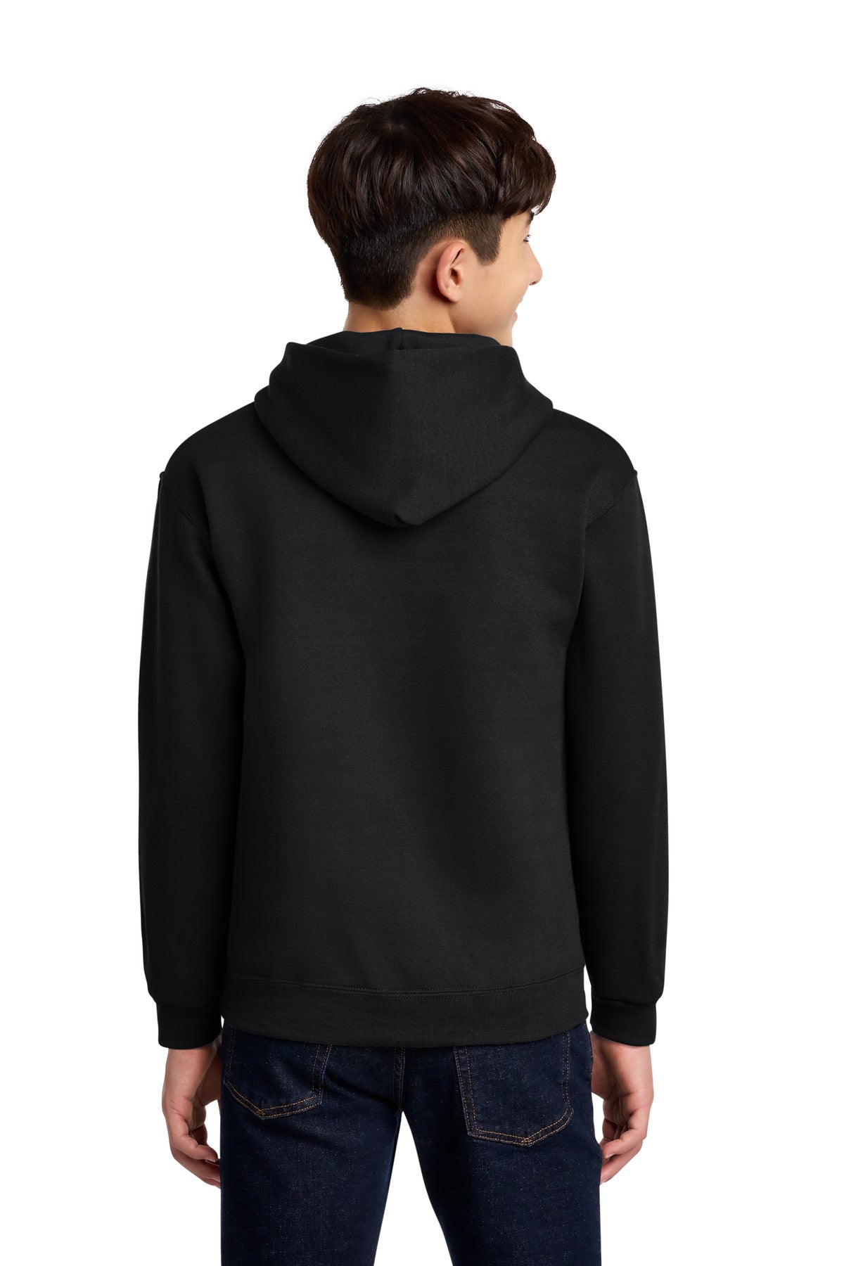 Jerzees - Youth NuBlend Pullover Hooded Sweatshirt - Black