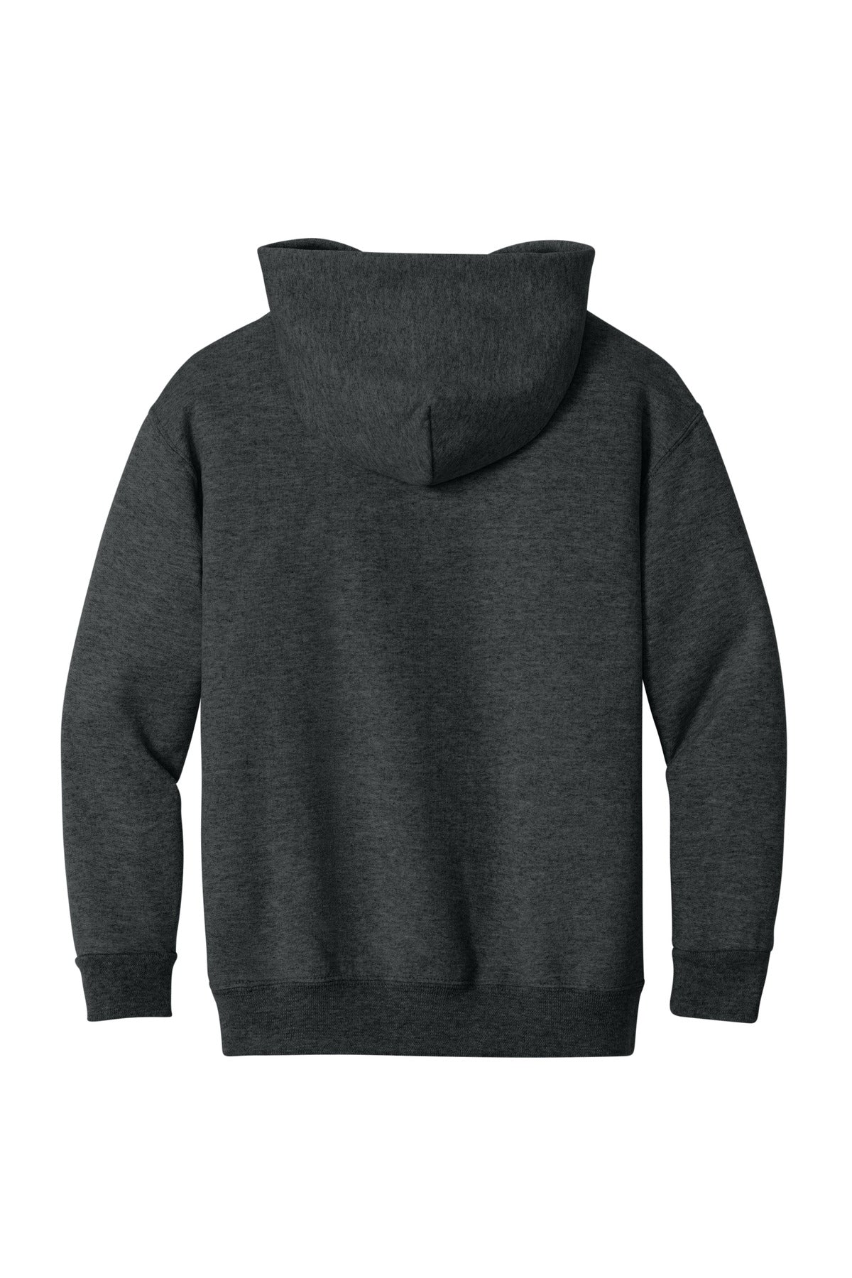 Jerzees - Youth NuBlend Pullover Hooded Sweatshirt - Black Heather