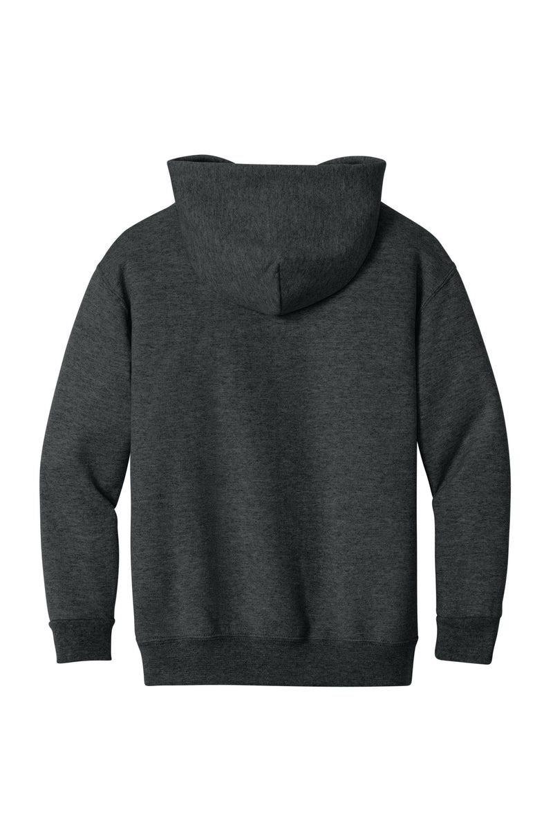 Jerzees - Youth NuBlend Pullover Hooded Sweatshirt - Black Heather