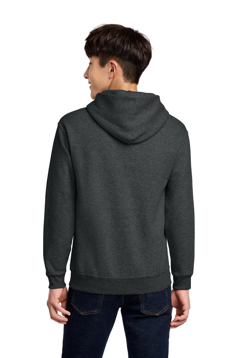 Jerzees - Youth NuBlend Pullover Hooded Sweatshirt - Black Heather