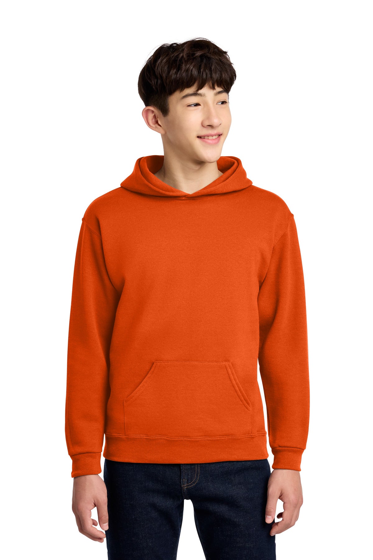 Jerzees - Youth NuBlend Pullover Hooded Sweatshirt - Burnt Orange