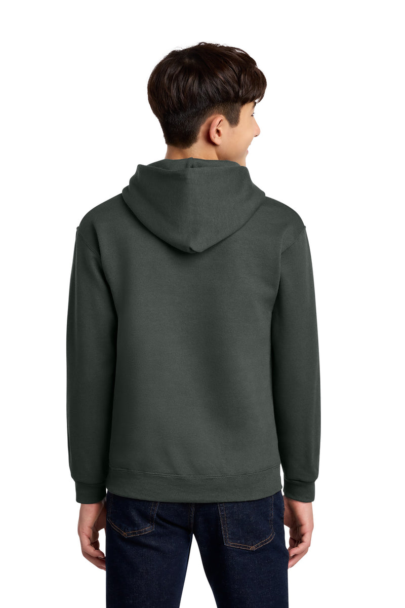 Jerzees - Youth NuBlend Pullover Hooded Sweatshirt - Charcoal Grey