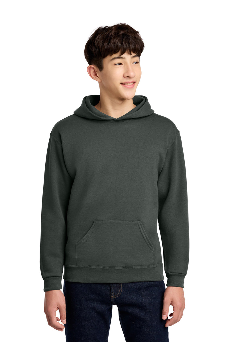 Jerzees - Youth NuBlend Pullover Hooded Sweatshirt - Charcoal Grey