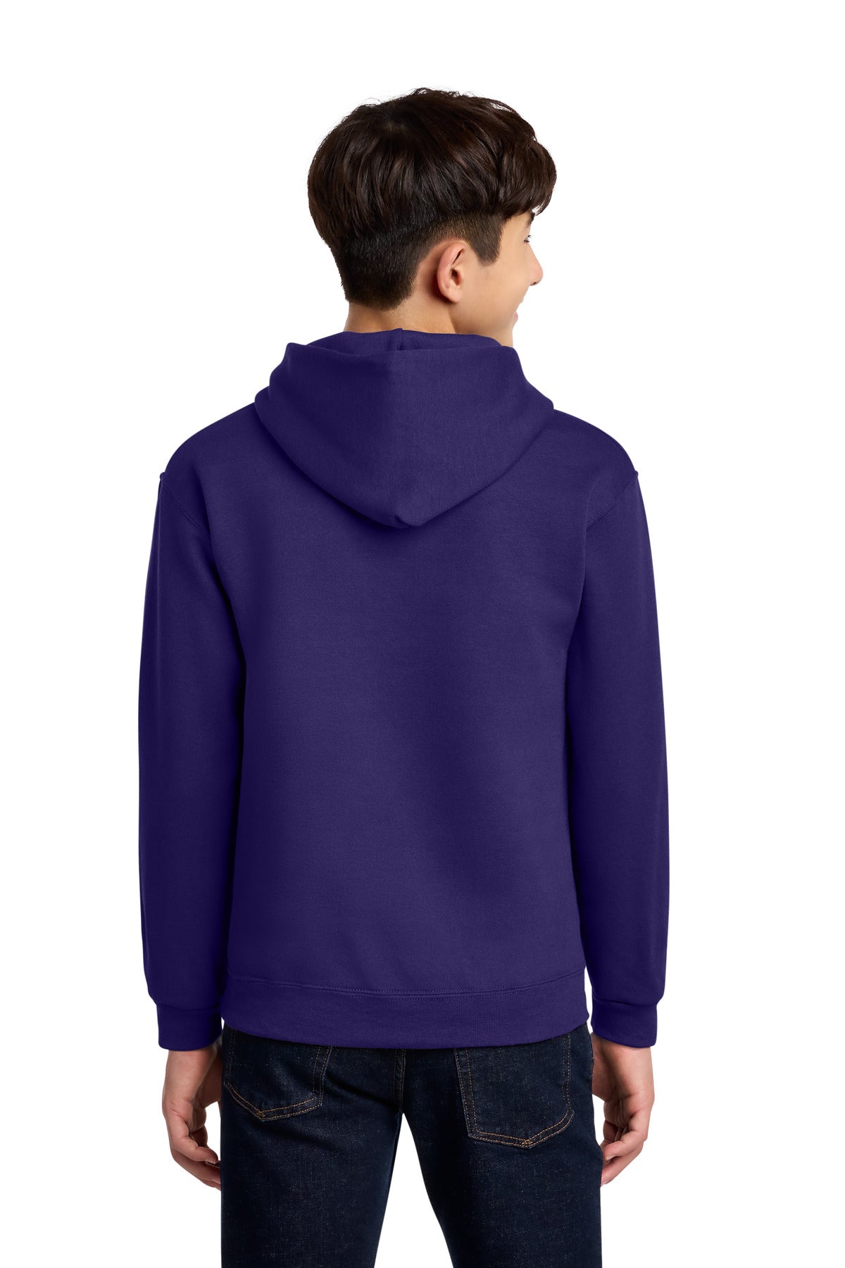 Jerzees - Youth NuBlend Pullover Hooded Sweatshirt - Deep Purple