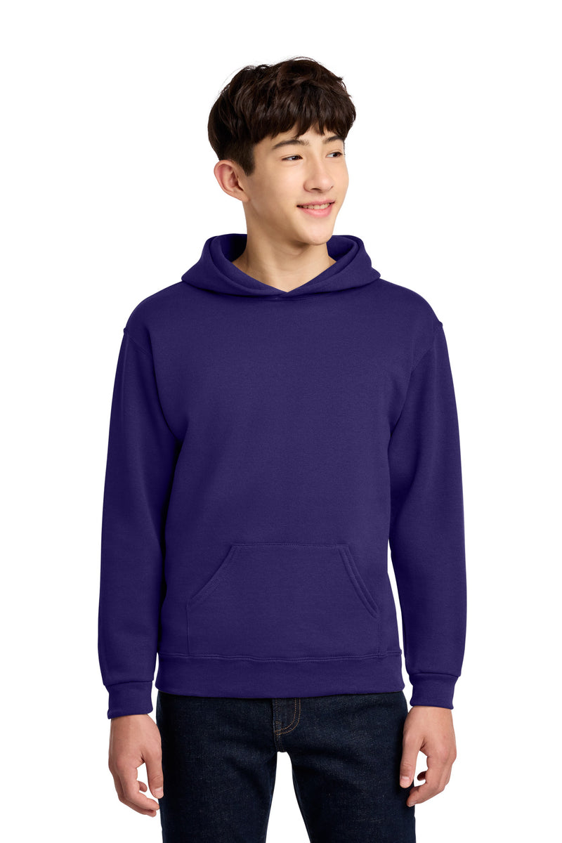 Jerzees - Youth NuBlend Pullover Hooded Sweatshirt - Deep Purple