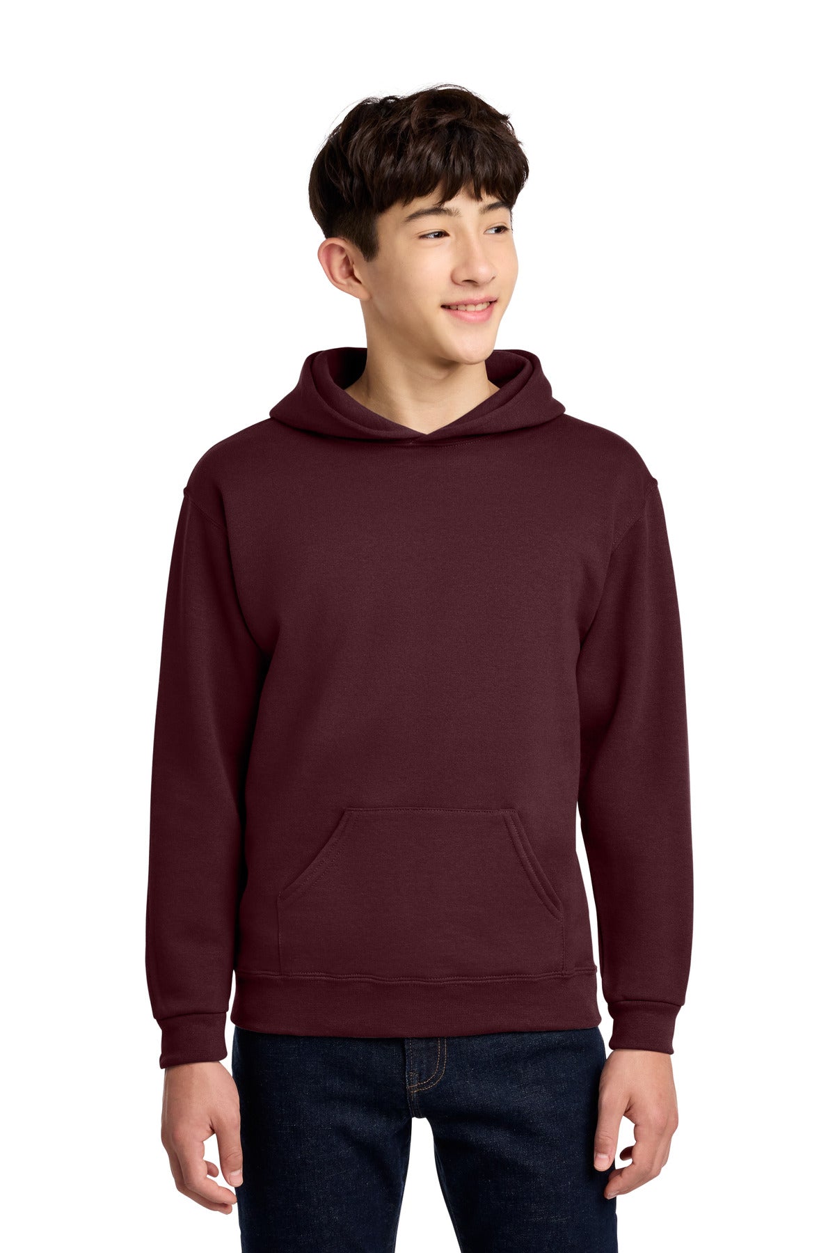 Jerzees - Youth NuBlend Pullover Hooded Sweatshirt - Maroon