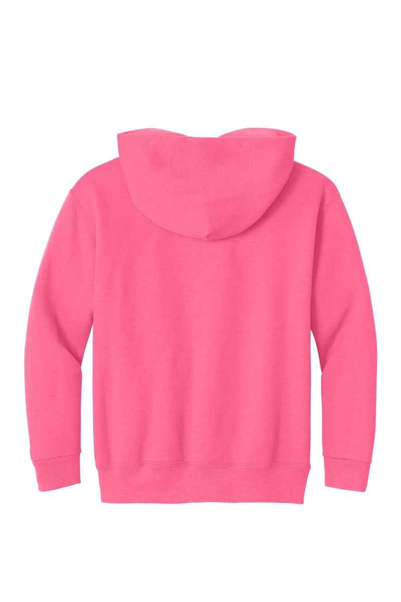 Jerzees - Youth NuBlend Pullover Hooded Sweatshirt - Neon Pink