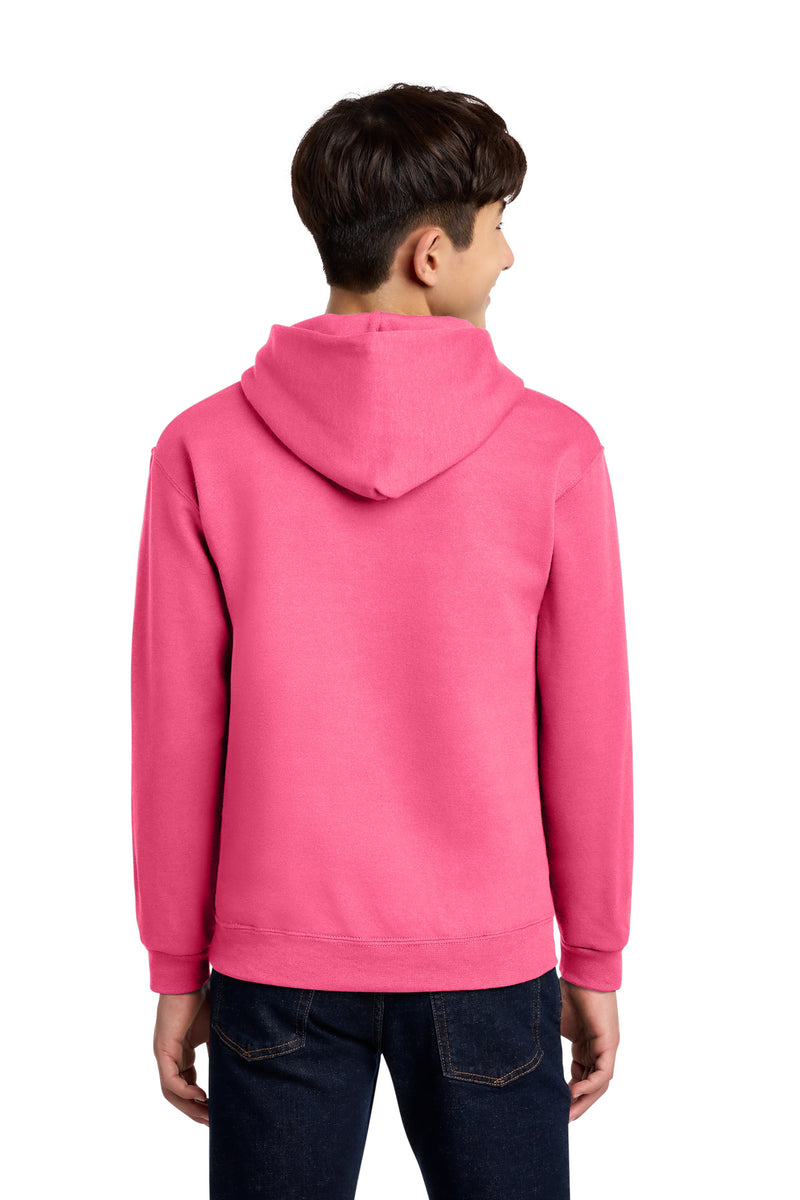 Jerzees - Youth NuBlend Pullover Hooded Sweatshirt - Neon Pink