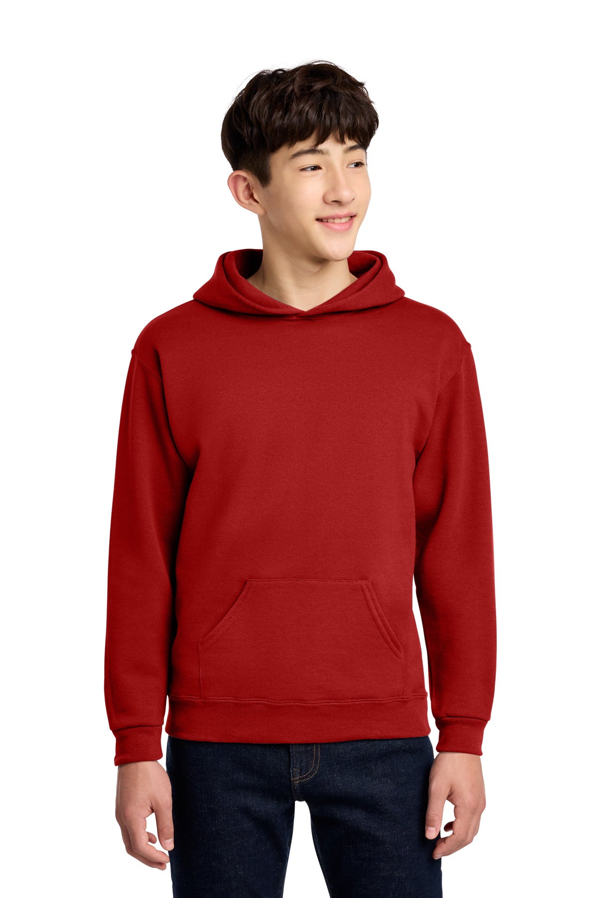 Jerzees - Youth NuBlend Pullover Hooded Sweatshirt - True Red