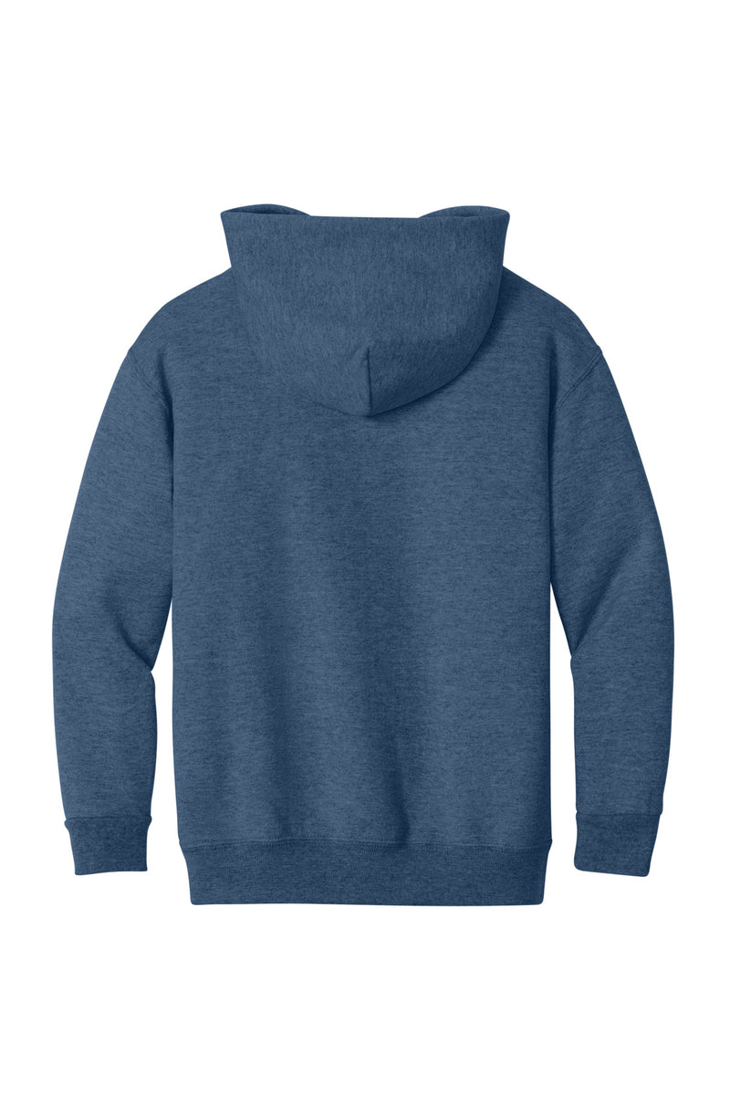 Jerzees - Youth NuBlend Pullover Hooded Sweatshirt - Vintage Heather Blue
