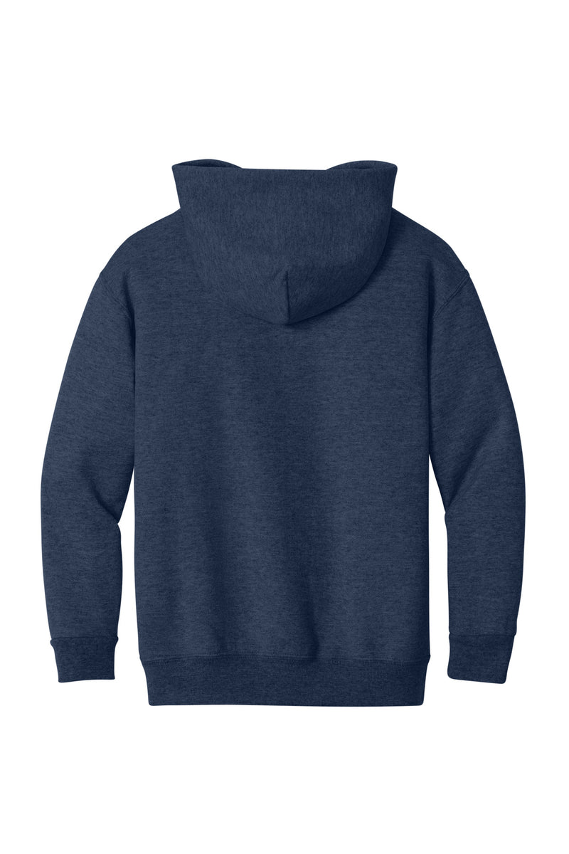 Jerzees - Youth NuBlend Pullover Hooded Sweatshirt - Vintage Heather Navy