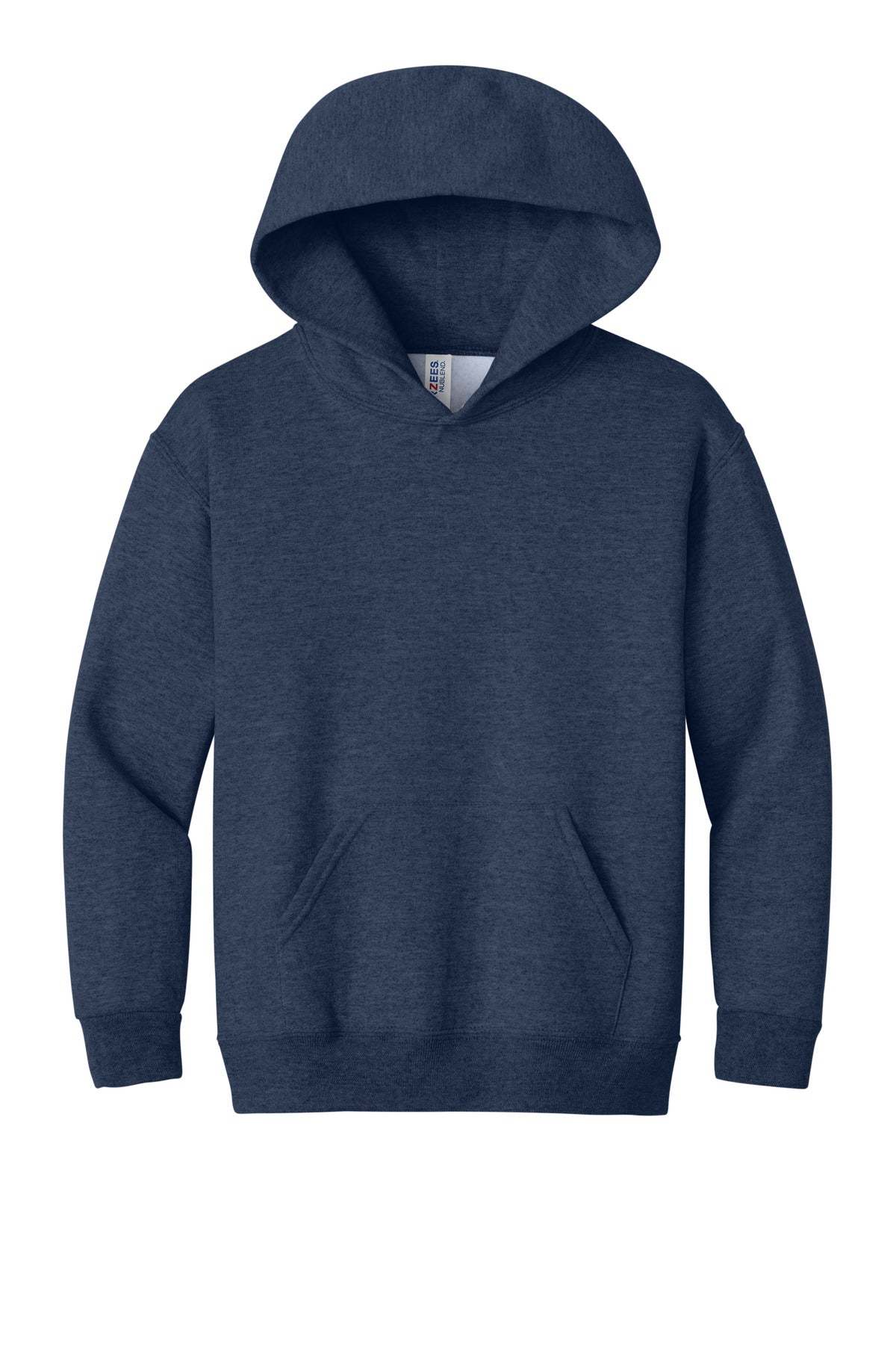 Jerzees - Youth NuBlend Pullover Hooded Sweatshirt - Vintage Heather Navy
