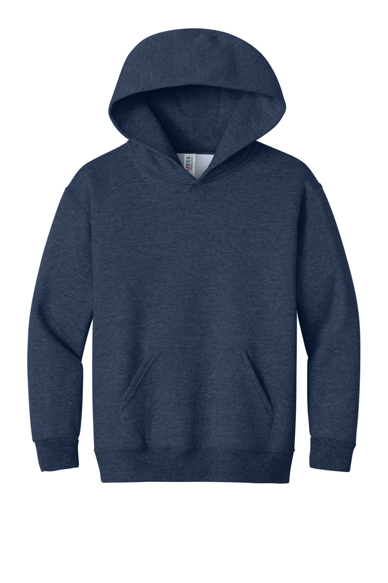 Jerzees - Youth NuBlend Pullover Hooded Sweatshirt - Vintage Heather Navy