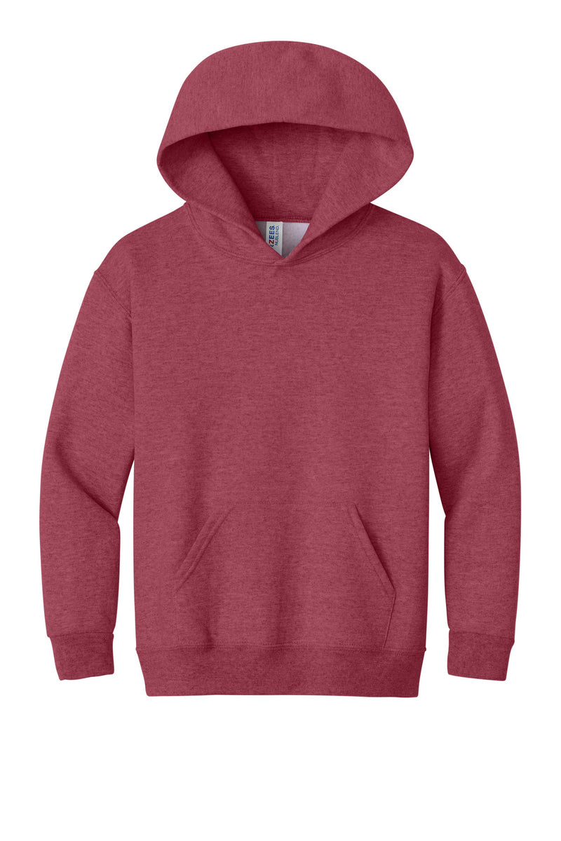 Jerzees - Youth NuBlend Pullover Hooded Sweatshirt - Vintage Heather Red