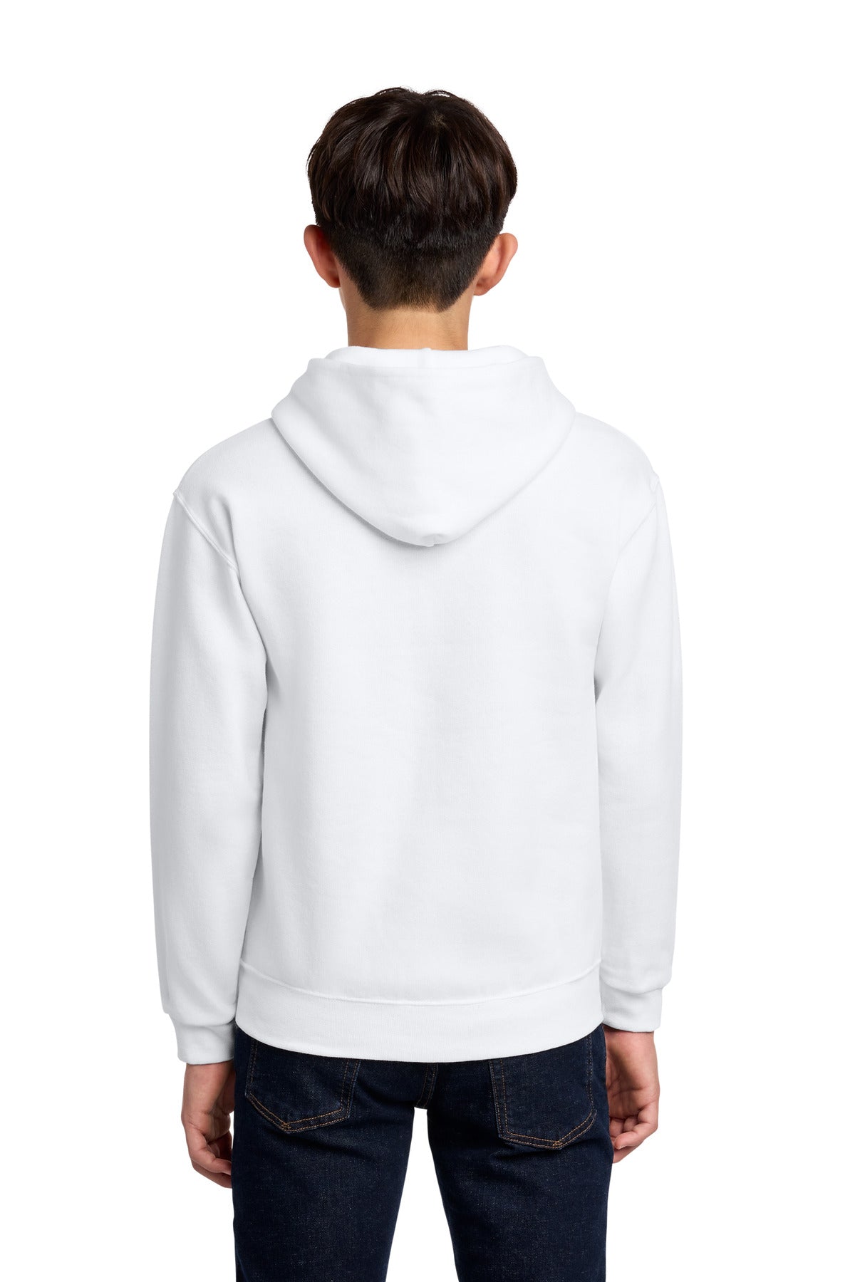 Jerzees - Youth NuBlend Pullover Hooded Sweatshirt - White