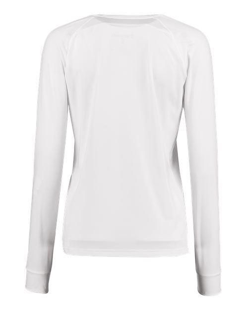 Women's Electrify CoolCore® Long Sleeve V-Neck T-Shirt - White