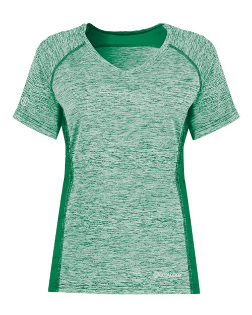 Women's Electrify CoolCore® V-Neck T-Shirt - Kelly Heather