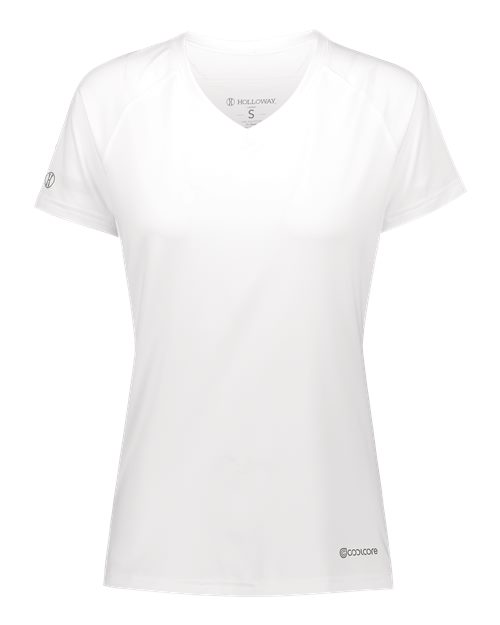 Women's Electrify CoolCore® V-Neck T-Shirt - White