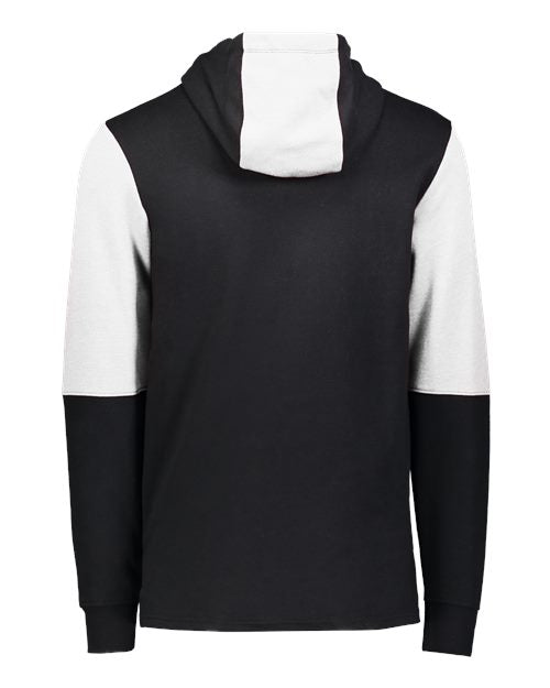 Men's All-American Team Fleece Colorblocked Hooded Sweatshirt - Black/ White