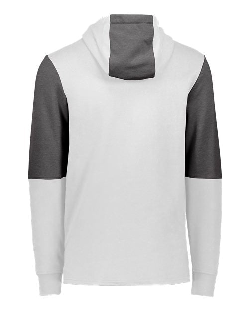 Men's All-American Team Fleece Colorblocked Hooded Sweatshirt - White/ Carbon Heather