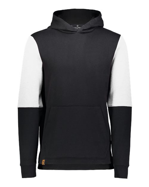 Youth All-American Team Fleece Colorblocked Hooded Sweatshirt - Black/ White