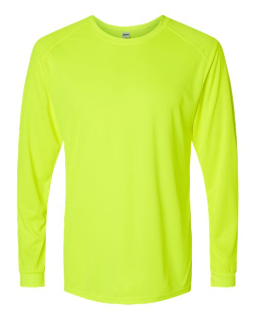 Unisex Long Islander Performance Long Sleeve T-Shirt - Safety Green