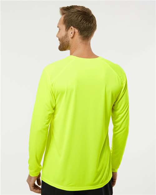 Unisex Long Islander Performance Long Sleeve T-Shirt - Safety Green