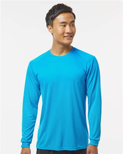 Unisex Long Islander Performance Long Sleeve T-Shirt - Turquoise