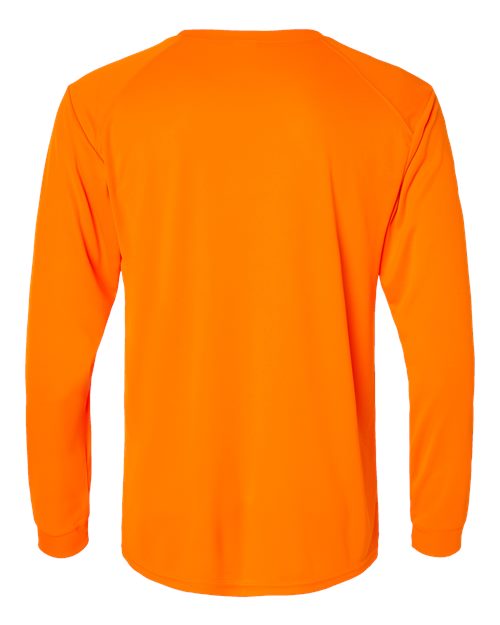 Unisex Long Islander Performance Long Sleeve T-Shirt - Neon Orange