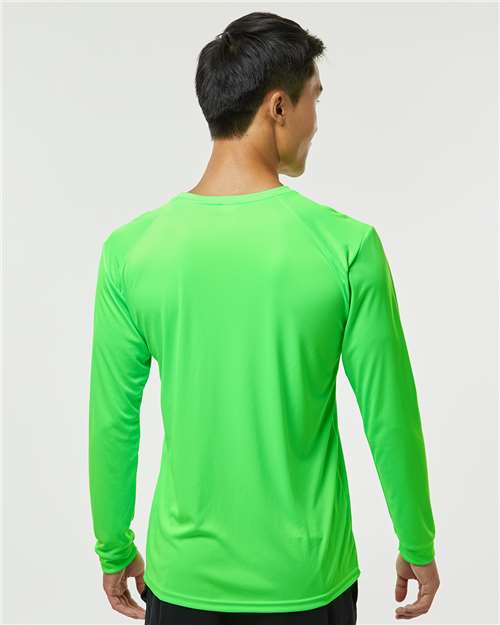 Unisex Long Islander Performance Long Sleeve T-Shirt - Neon Lime