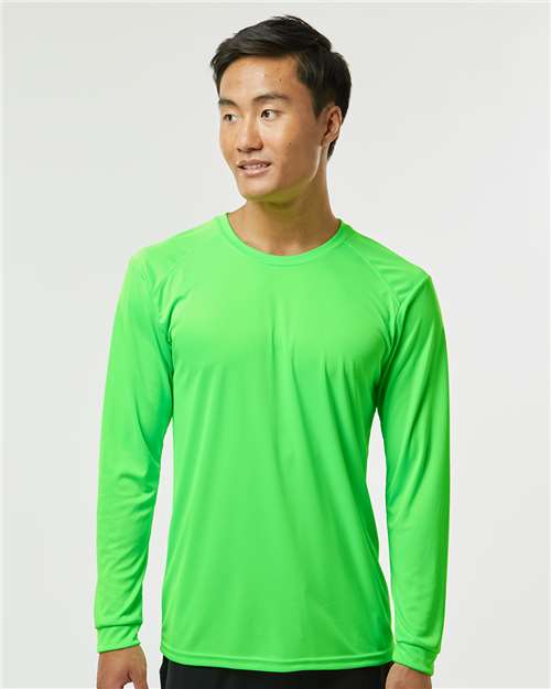 Unisex Long Islander Performance Long Sleeve T-Shirt - Neon Lime
