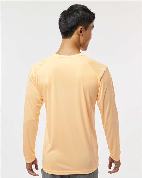Unisex Long Islander Performance Long Sleeve T-Shirt - Peach