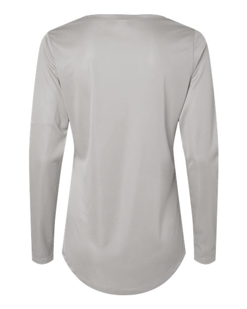 Women's Long Islander Performance Long Sleeve T-Shirt - Aluminum