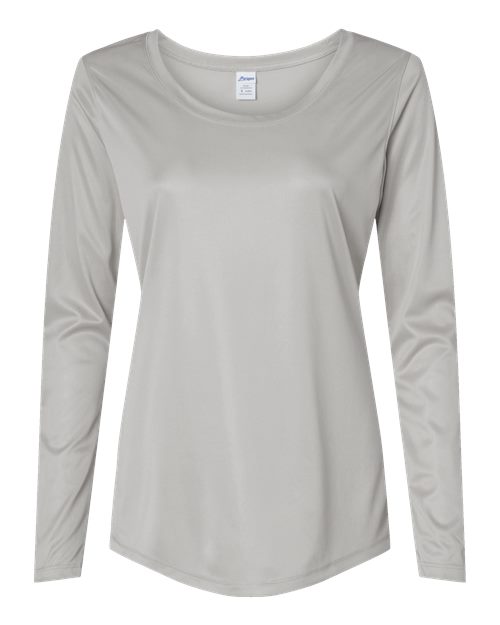 Women's Long Islander Performance Long Sleeve T-Shirt - Aluminum