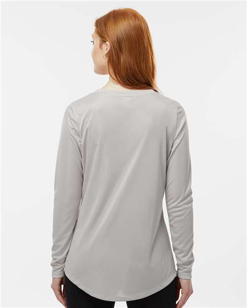 Women's Long Islander Performance Long Sleeve T-Shirt - Aluminum
