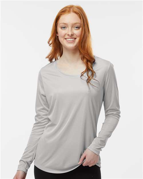 Women's Long Islander Performance Long Sleeve T-Shirt - Aluminum