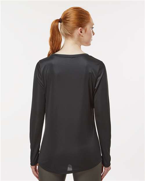 Women's Long Islander Performance Long Sleeve T-Shirt - Black