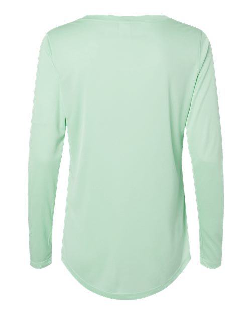 Women's Long Islander Performance Long Sleeve T-Shirt - Mint Green