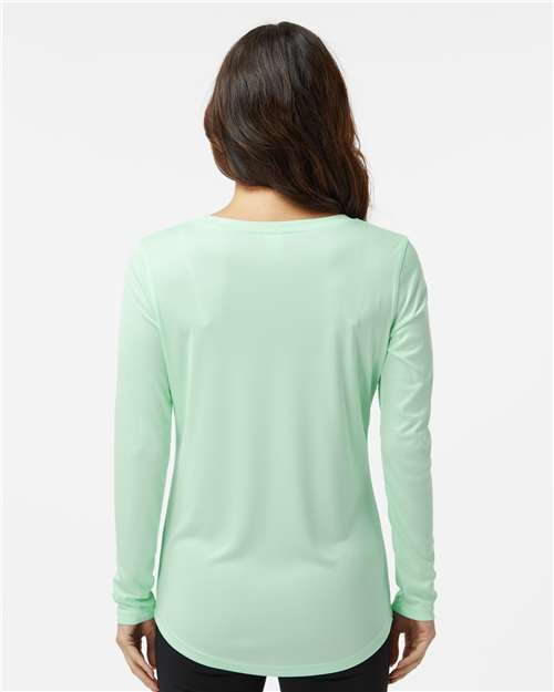 Women's Long Islander Performance Long Sleeve T-Shirt - Mint Green