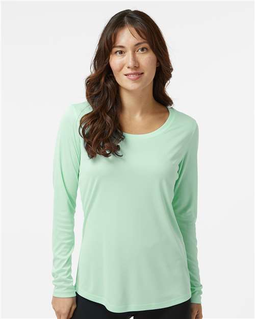 Women's Long Islander Performance Long Sleeve T-Shirt - Mint Green